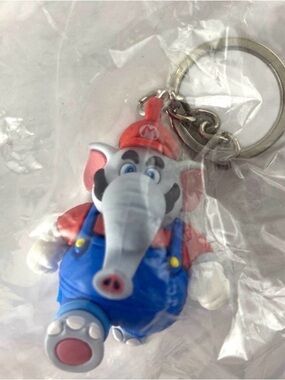 Super Mario Wonder Elephant Key Chain 2” New Exclusive From Gamer Event